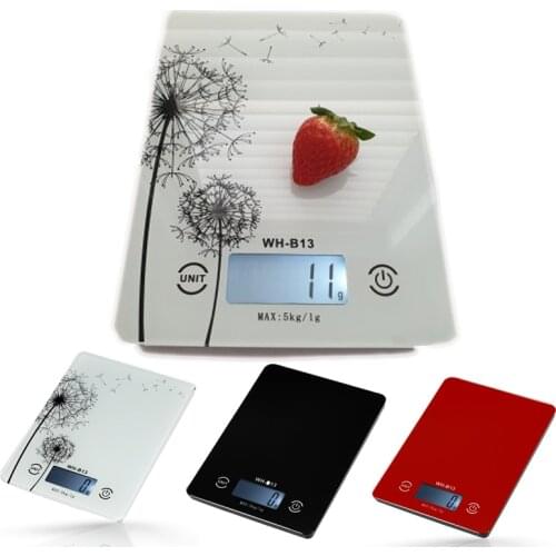 Digital Kitchen Scale Accurate Touch LCD Backlight Digital Kitchen Food Scale Electronic Weight Balance for Baking Cooking Tare
