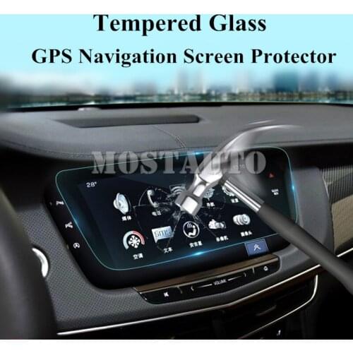 For Cadillac CT6 Tempered Glass GPS Navigation Screen Protector 2016-2019 1pcs Car Accessories Interior Car Decor Car Trim