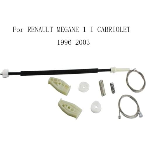 FOR RENAULT MEGANE 1 I CABRIOLET 1996-2003 Power Electric Window Regulator Window Lifter Repair Kit Set Rear Right