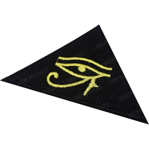 Eye Egyptian Symbol Iron on Sew Patch Badges Applique Stickers Military Jacket Accessories Patches for Clothing Decoration