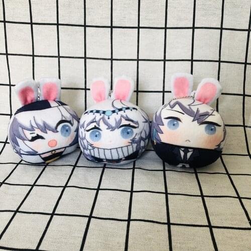 Anime Arknights toy Game Texas SilverAsh Cute Plush Keyring Bag Pendant Toy 8cm Soft Stuffed Dolls Gift