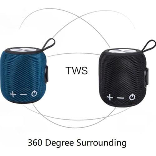 Best Portable Stereo cloth Wireless 5.0 Speaker Portable Music Outdoor Waterproof Wireless Mini Speaker FM0190F