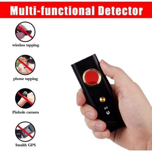 Mini Anti Spy RF Detector Bug Hidden Camera Portable Camara Espia WIFI Phone Signal Magnetic GSM GPS Tracking Gadgets Finder
