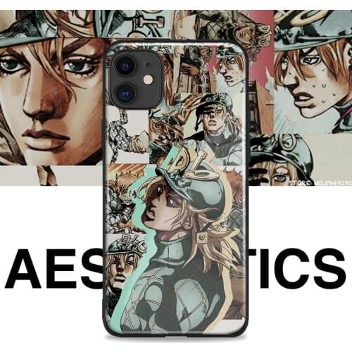 Diego Brando JoJos Bizarre For iPhone SE 6s 7 8 Plus X XR XS 11 Pro Max Tempered Glass Soft Silicone Phone Case Cover Shell