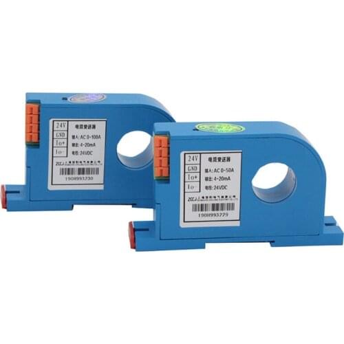 20A/30A/50A/100A/200A Single-phase AC Current Transmitter Monophase Electric Current Transducer Transmitter