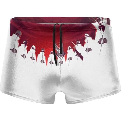 Men Comic Anime Game swimming trunks Akatsuki (13) swimsuits husband for the sea Pool
