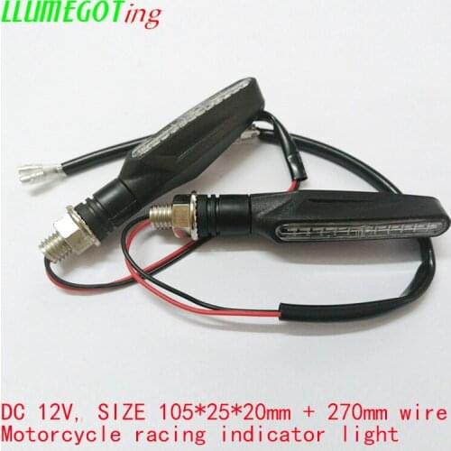 2pcs 12x 335SMD IP68 Waterproof 12V Motorcycle Turn Signals Light Tail Flasher Flowing Water Blinker Bendable Lamp for Harley