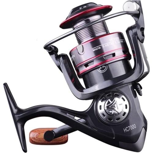 Fishing Reel Rocky Rock Fishing Long Shot Cast Wheels CNC Alloy Fish Line Cup 500-7000 Super Smooth Ultralight Fish Line Wheels