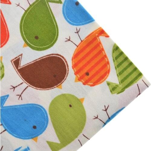 Print Twill Cotton Fabric For Patchwork Sewing Quilt Sheet Pillow Curtain Purse Apron Doll Craft Material Cloth CC005E Half Yard