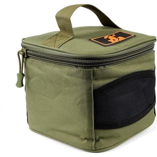 Folding Fishing Bucket Thicken Wear-Resistant Handbag Fishing Reel Bag Scratch-Resistant Splash-proof Fishing Accessories X527G