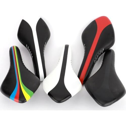 Bike Seats Ultralight Bicycle Saddle Leather Soft Comfortable Hollow Bike Racing Seat Team Cushion For MTB Road Cycling Parts