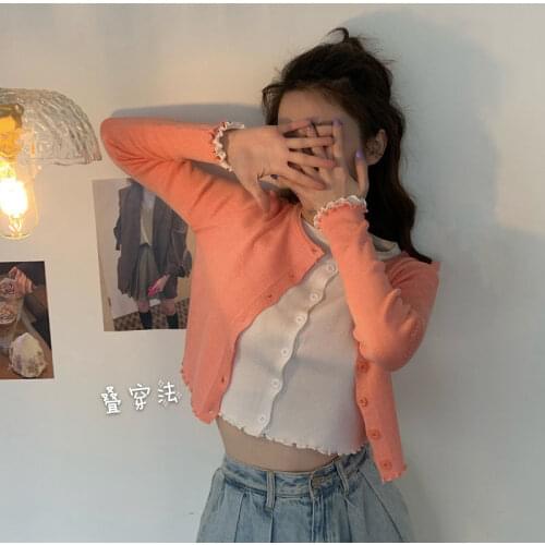 Woman Sweaters Cardigan Womens Long-Sleeved Sweater 2021 Cardigan Jacket