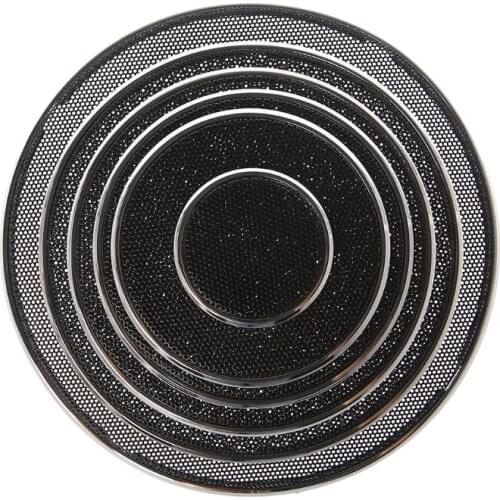 2 Pcs 1/2/3/4/5/6 Inch Speaker Steel Mesh Round Grill Protective Cover Circle X3UB