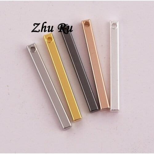 20pcs ZHU RU 20mm Charms Cub copper stick earring Pendants Antique Jewelry Making DIY Phone Decor Straps Handmade Craft