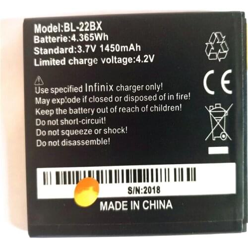 2200 mAh Replacement Battery For Infinix BL-22BX BL22BX BL 22BX Bateria Mobile Phone Batterieswith phone holder