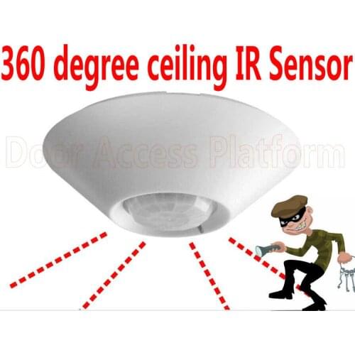 360 degrees Room Ceilings' IR Alarm Detector,Burglars alarm Office Safe Home Security Alarm System,DC9V-16V Power detector