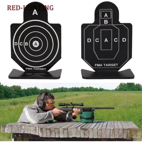 5pcs Shooting Pistol Gun Practice Silhouette Metal Aim Target Sets for BB Pellet