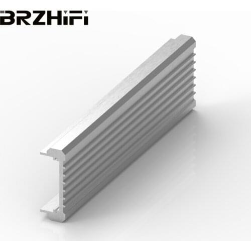 Top 6061 Aluminium Extrusion Profile Big Chamfer Panel Parts Customizable CNC Machining Split Typle Power Amplifier Case