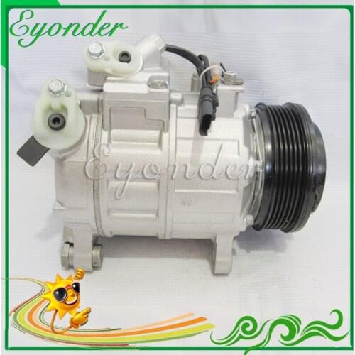 Car AC A/C Air Conditioning Cooling Compressor PV6 for BMW F07 F07N F10 F10N F11 F11N F12 F13 GE447160-4104 447160-4100 DCP05096