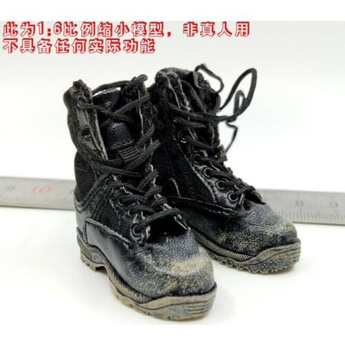 DAMTOYS DAM 1/6 Scale DMS015 Machine Gunner Hollow Combat Boots Model for 12"