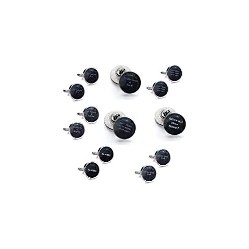 Gemelolandia shirt cufflinks mens Pin wedding anniversary gift for men lapel pins cufflinks for Godfather