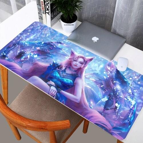 Mause Gamer league of legend Anime Mousepad Gaming Mouse Pad Large Deskmat Gamer Accessories Desk Mat Mausepad PC Gamer Cabinet