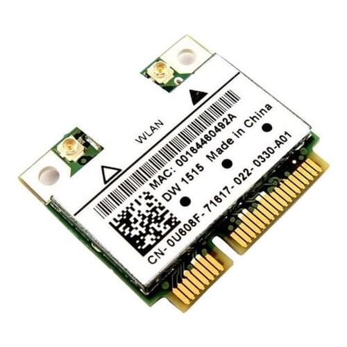 Atheros AR9280 DW1515 WIFI U608F Wireless Wifi Wlan N Half Mini pci-e 802.11BGN Card for 300Mbps