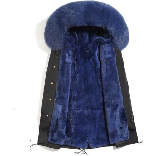 Mens Winter Jacket Real Fur Coat Natural Rabbit Fur Parka Men Clothes 2020 Korean Slim Mens Luxury Fur Warm Jacktes 3701 YY834