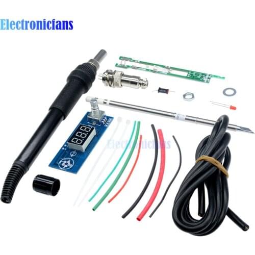 New DIY kits Electric Unit High quality Basic Digital Soldering Iron Station Temperature Controller Kits for T12 Handle