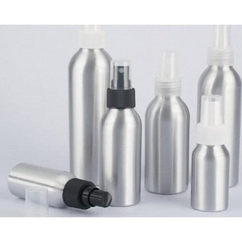 50ml Refillable Bottles Travel Aluminum+Plastic Perfume Bottle Atomizer Empty Small Spray Bottle toxic free and safe