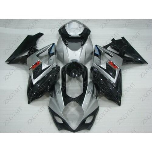 Fairing Kits GSX-R1000 2007 - 2008 K7 Black Silver Fairings GSX R 1000 07 Motorcycle Fairing for Suzuki GSXR1000 2007