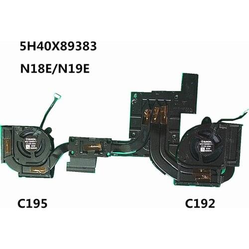 Laptop CPU/GPU cooling Heatsink&Fan for Lenovo thinkpad P17 Gen2 N18E N19E N19P 5H40X89384 5H40X89383 MG75090V1-C193-S9A C195