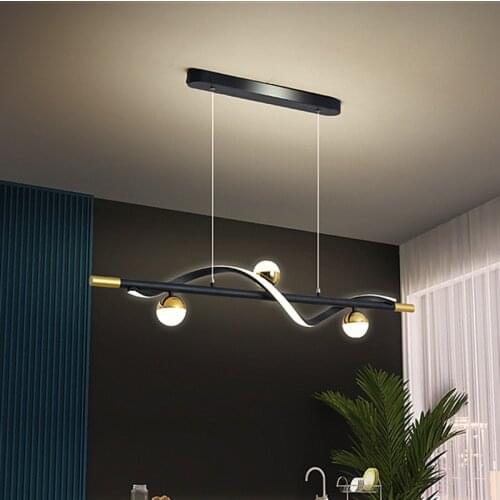 Nordic pendant lamp dining room interior home pendant lights ball black/gold long hanging lights kitchen office study loft penda