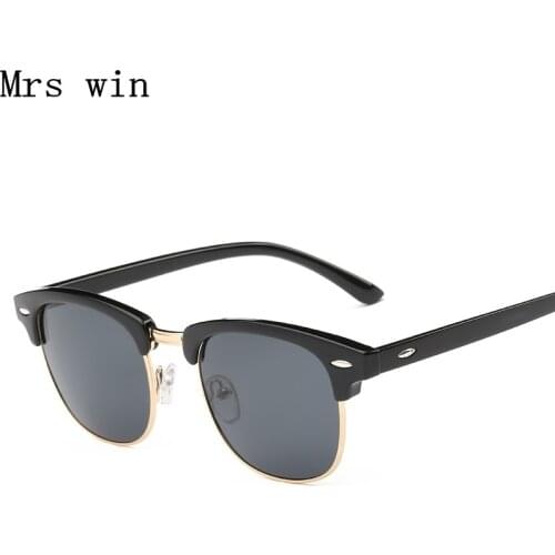 HDSUNFLY Men Polarized Sunglasses Classic Men Women Retro Rivet Fashion Brand Designer Sun Glasses UV400 Male Female Eyewear