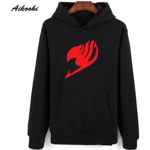 Fashion Hoodie Sweatshirt Fairy Tail Hoodies Men Casual Long Sleeve print Fairy Tail Hoodies Sweatshirts women/men Anime Hoody
