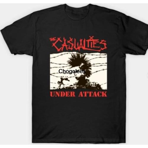 The Casualties Stay Punk Stay Free Graphic Tee Vintage 2000s Punk Rock Band Black T Shirt