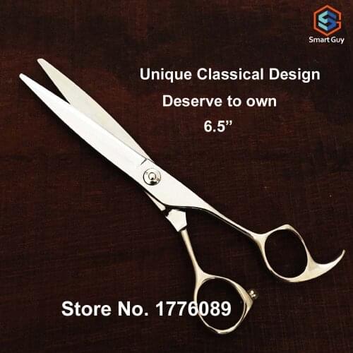 2019 Free shipping 6.5" inch professional Japan vg10 cobalt barber scissors , S30-65