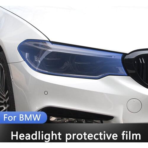 2pcs TPU Headlight Protective Film for BMW Transparent Sticker Head Lamp Sticker for 3 5Series G20 G28 G30 G38 X5 X6 G05 G06