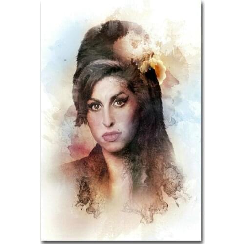 053 Amy Winehouse Music Singer Star Wall Silk Cloth Poster Art Decoration Gift
