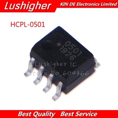 10pcs HCPL-0501 SMD HCPL0501 SOP8 501