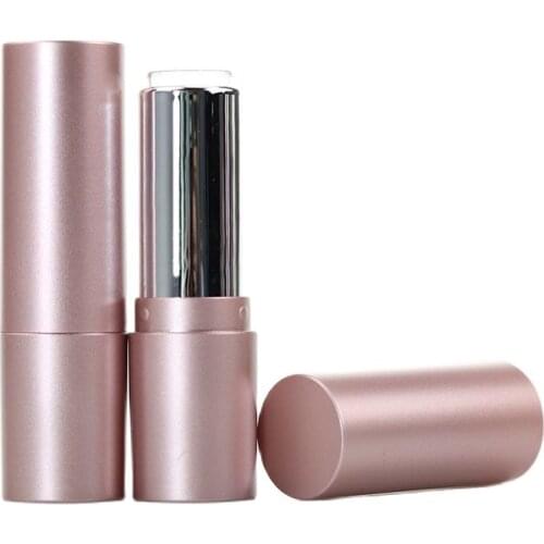 12.1mm Pink Round Lipstick Tube Empty Plastic Lip Balm Tube Cosmetic Packing Container High Quality Lipbalm Containers 20/50pcs