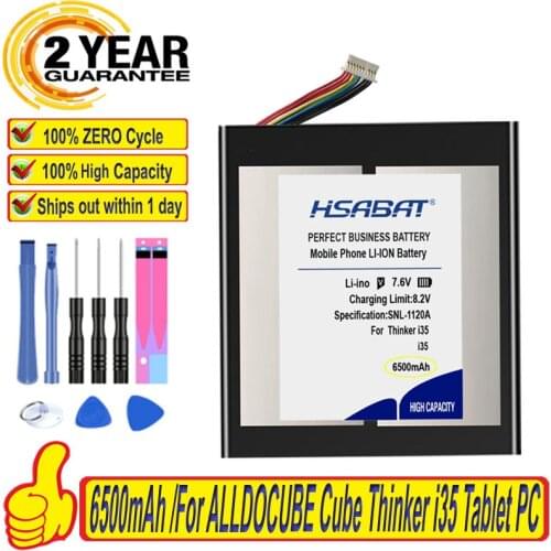 Top Brand 100% New Battery for ALLDOCUBE Cube Thinker i35 Tablet PC Kubi New Li Polymer Rechargeable Pack 10 Lines+Plug
