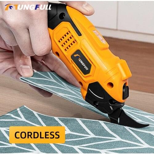 Cordless Electric Scissors Cutter For Fabric Rechargeable Electric Sewing Scissors Power Tool Cutter for Leather Fabric Cloth