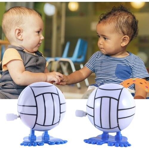 Toddler Wind-up Ball Toys Jumping Volleyball Stress Toys Indoor Outdoor Fun & Sports Decompression For Kids Gift Fidget Tools