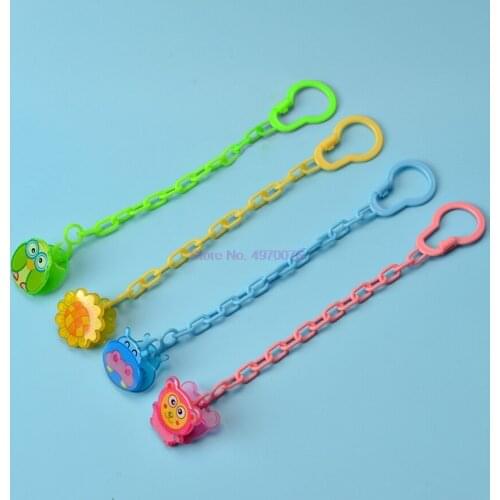 DHL 1000pcs Nursing Pacifier Teething Infant Soother Chain Nipples Holder