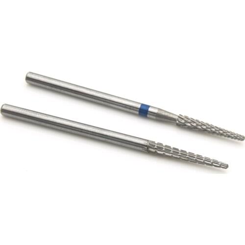Spear Tungsten Carbide pretreatment Nail Drill Bit 3/32" Rotary Burr Manicure Bits Drill Accessories Nail Art Tool Gel Removal
