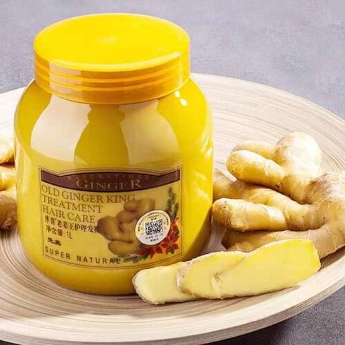 Boqian Ginger Juice Ginger Mince Non-steamed Hair Mask Ginger Therapy Anti-stripping Old Ginger King Care Soft Hair Mask 500ml
