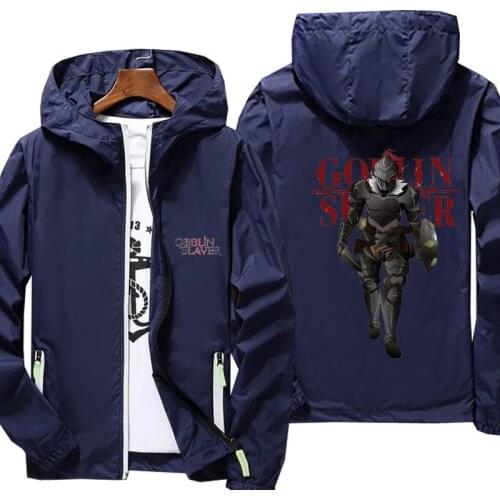 Mens Quick Dry Coat Goblin Slayer Sunscreen Waterproof UV Women thin Outwear Ultra-Light Windbreake Jacket