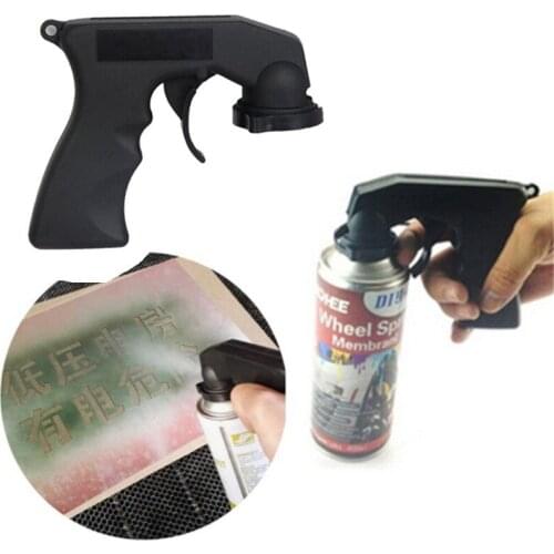 Portable Handle Spray Gun Aerosol Spray Can Handle With Full Grip Trigger With Full Grip Trigger Locking Collar