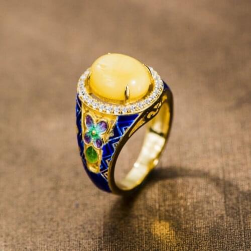 Starfield Rings With Crystals